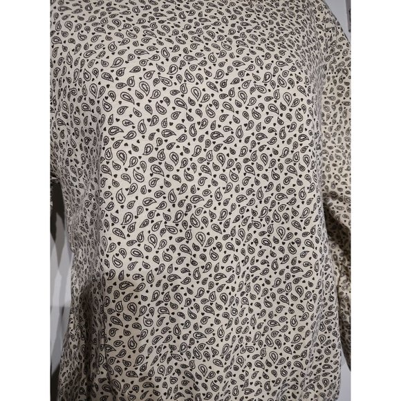 Pre-2000's  Quilted Paisley Reversible Sweater - Picture 8 of 8